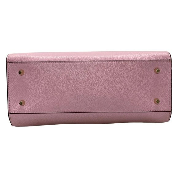 Auth FURLA pinsatchel - Light Pink Leather Handbag - Picture 4 of 11